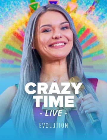Crazy Time live table at Neptune Play Casino, 95.41% RTP