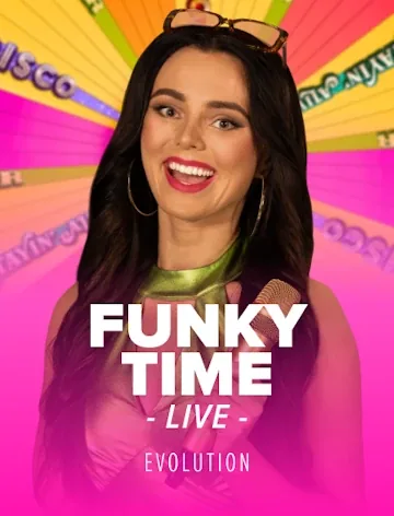 Funky Time live table at Neptune Play Casino, 95.96% RTP